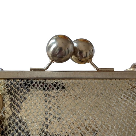 Maurizio Taiuti Gold Leather Top Handle Bag - Picture 12 of 13